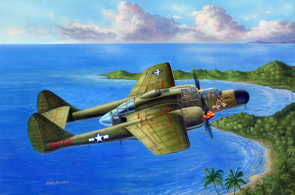 美国P-61A“黑寡妇”战斗机81730