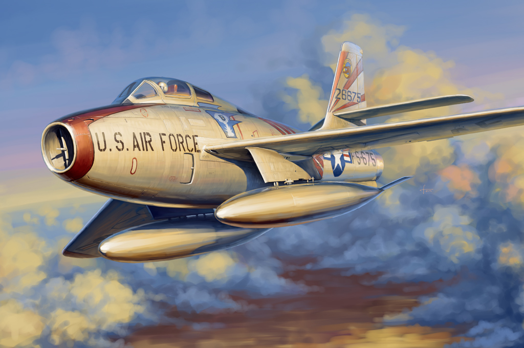 美国F-84F"雷电"战斗轰炸机81726