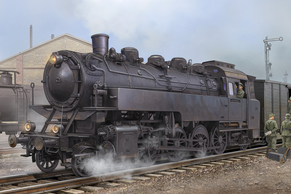 German Dampflokomotive BR86   82914