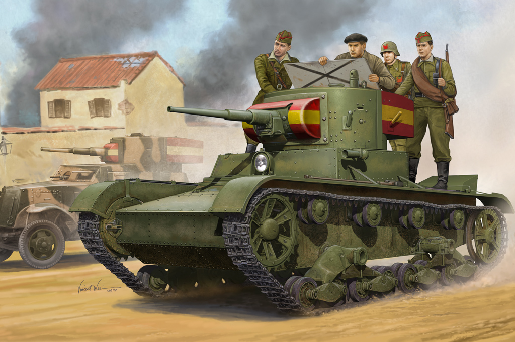 Soviet T-26 Light Infantry Tank Mod.1935   82496