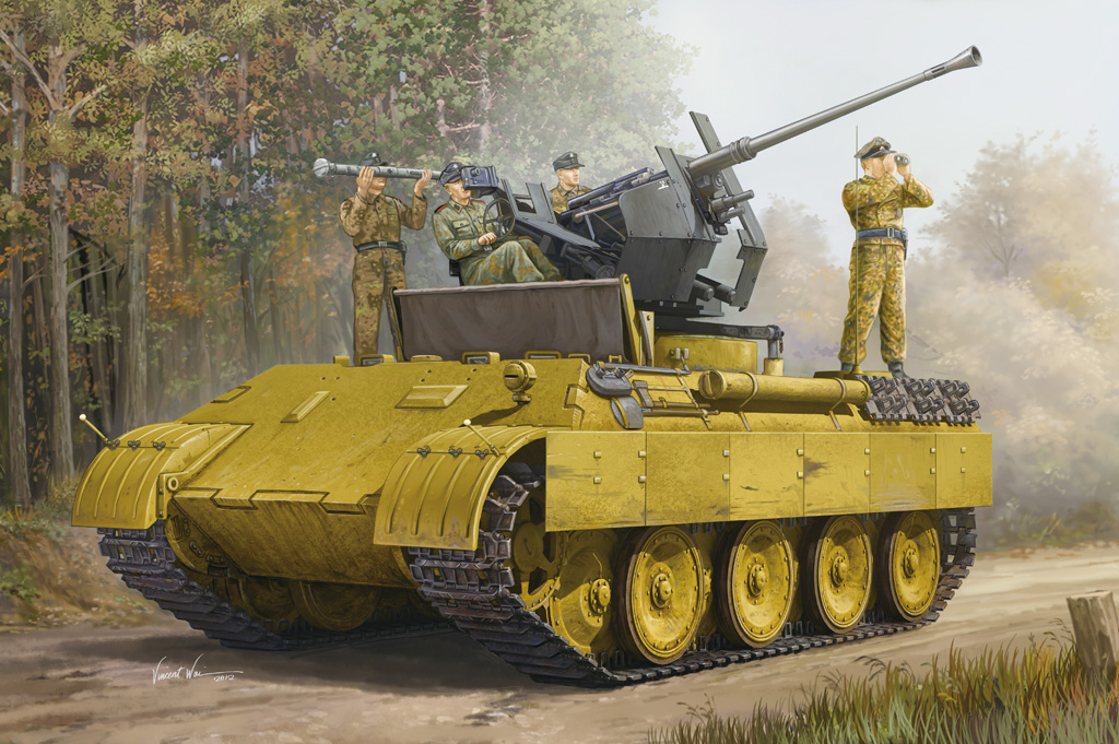 German Panther Ausf.D Flak Bergepanther 82492