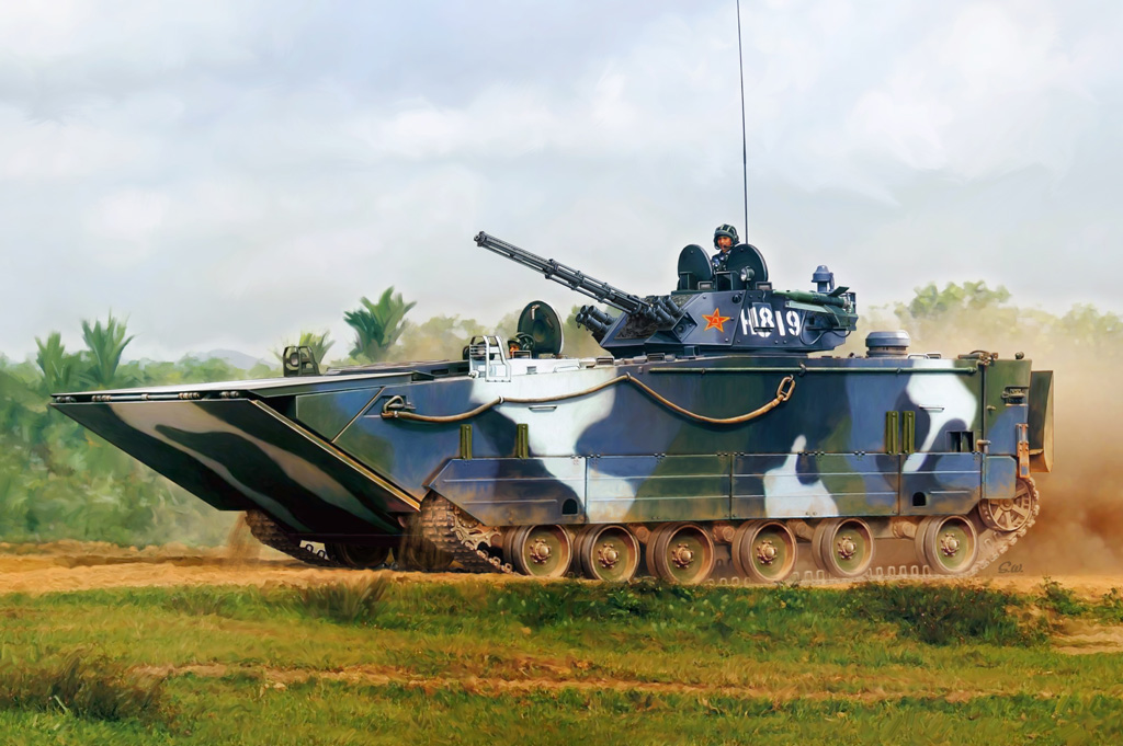 中国ZBD-05两栖装甲步兵战车82483-1/35系列-HobbyBoss模型