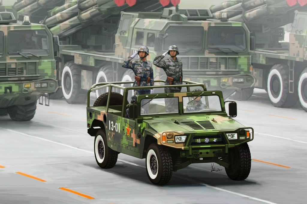 中国“猛士”1.5吨军用轻型多用途车-阅兵版82467