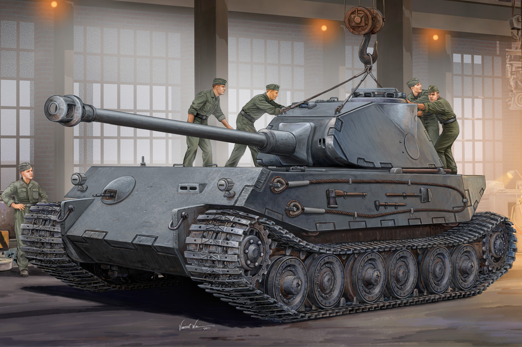 德国VK4502(P)实验型坦克-后置炮塔82445