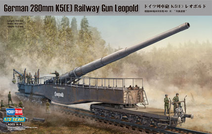German 280mm K5(E) Railway Gun Leopold  82903