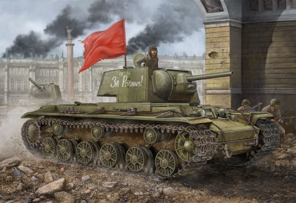 苏联KV-1 1942年型(简化炮塔)坦克  84812