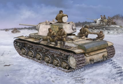 Russian KV-1 Model 1942  Heavy Cast Turret Tank  84813