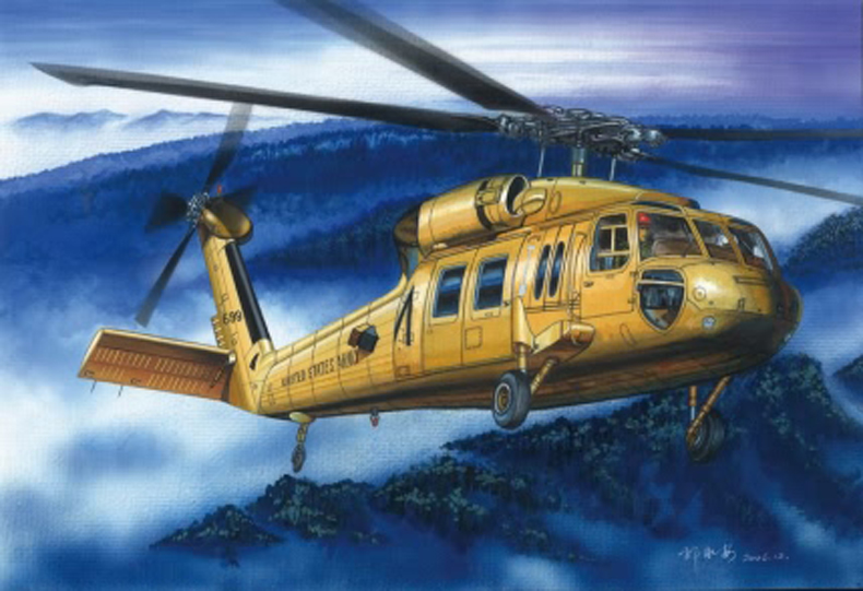 美国UH-60A “黑鹰”直升机   87216