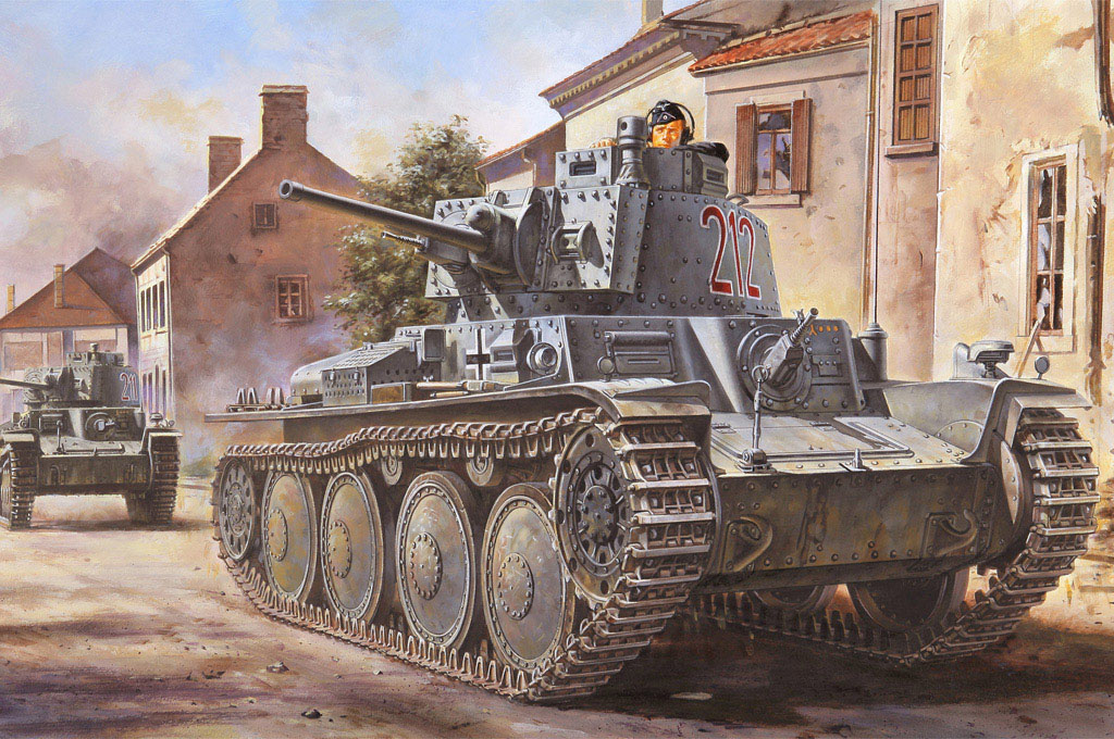 德国Pz.Kpfw. / Pz.BfWg 38(t) Ausf. B坦克 80138