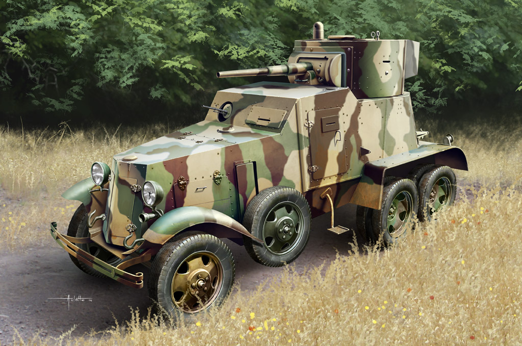 Soviet BA-6 Armor Car 83839