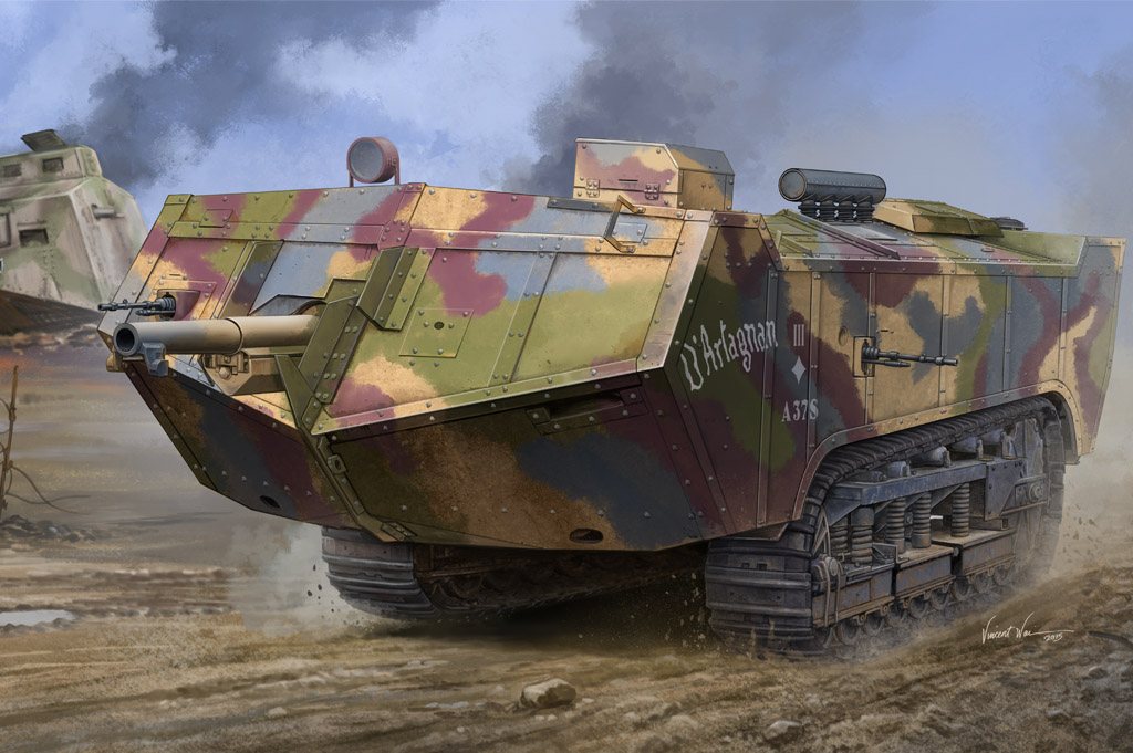 法国圣沙蒙重型坦克-后期型 83860