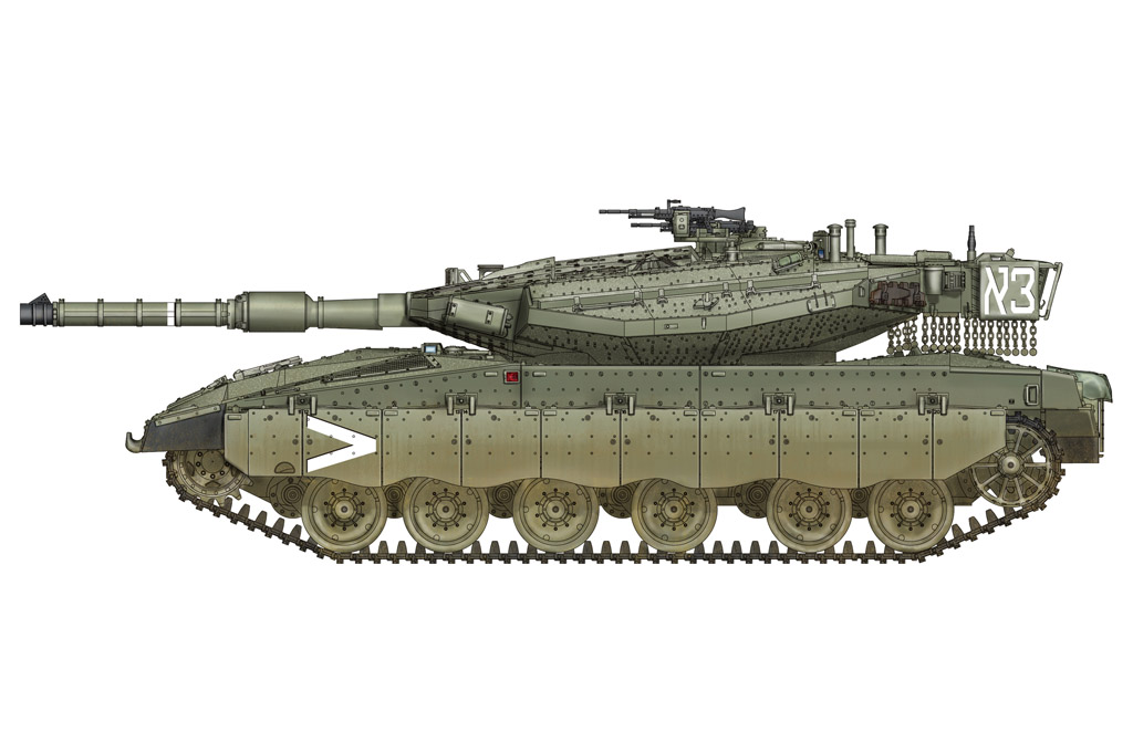 以色列梅卡瓦3D型主战坦克 82916