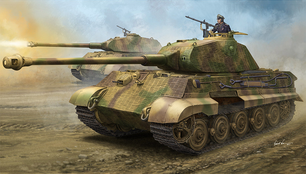 德国虎王坦克“波尔舍”炮塔型(带防磁装甲) 84530