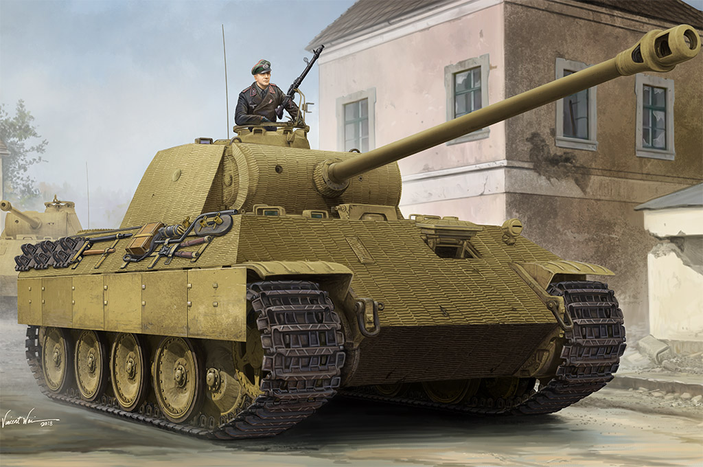 German Sd.Kfz.171 PzKpfw Ausf A w/ Zimmerit 84506