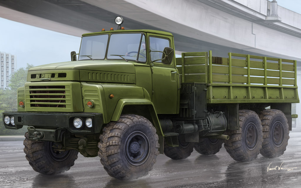 Russian KrAZ-260 Cargo Truck 85510-1:35-HobbyBoss
