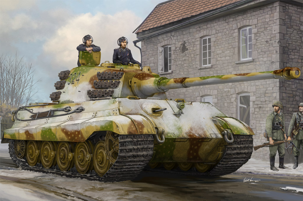 德国虎王重型坦克-亨舍尔炮塔45年2月生产型 84532