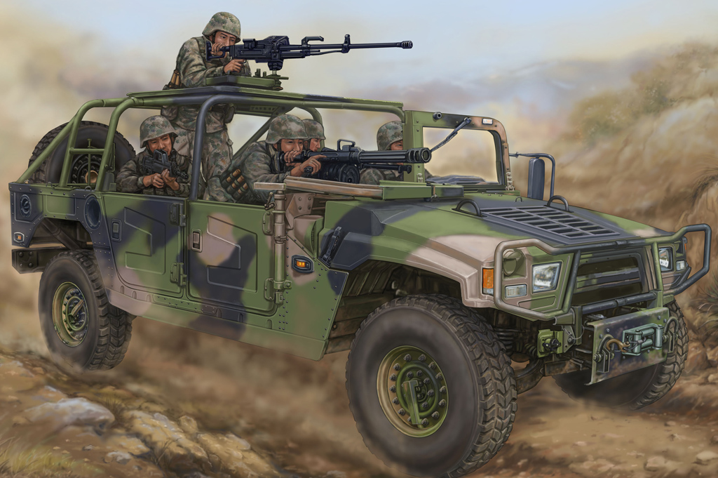 Meng Shi 1.5 ton Military Light Utility Vehicle- Convertible Version for Special Forces 82469