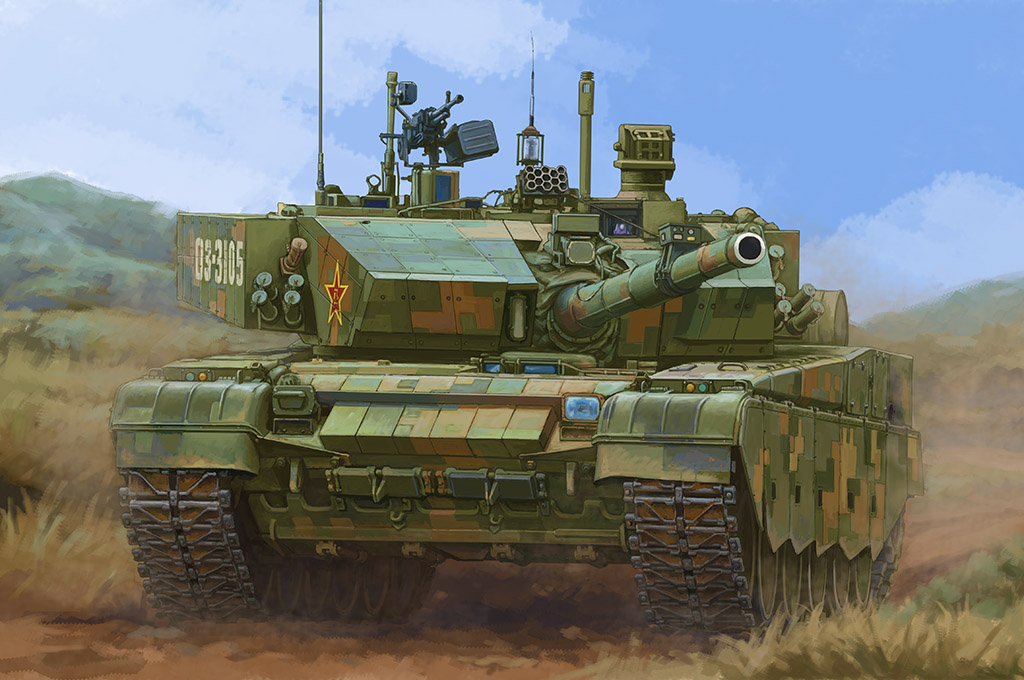 中国ZTZ-99A主战坦克带演习装备 84518