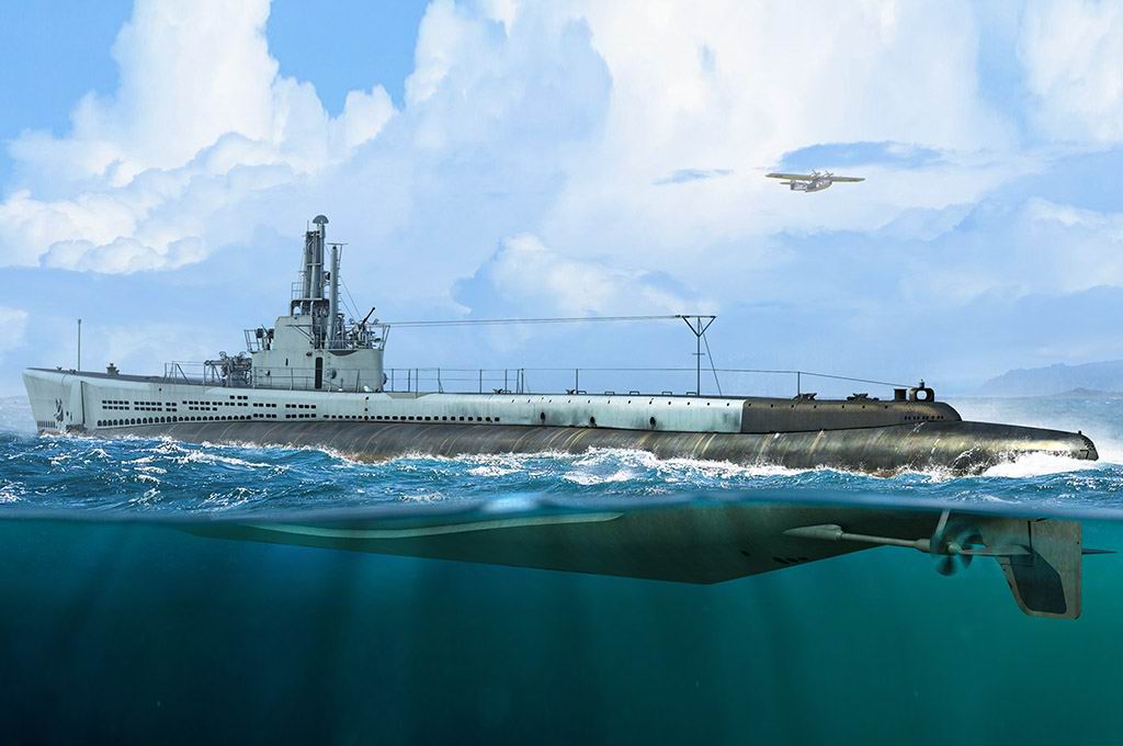 美国海军“小鲨鱼”号潜艇SS-212 1944 83524