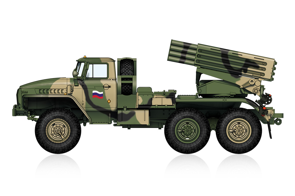 俄罗斯BM-21“冰雹”自行火箭炮后期型 82932